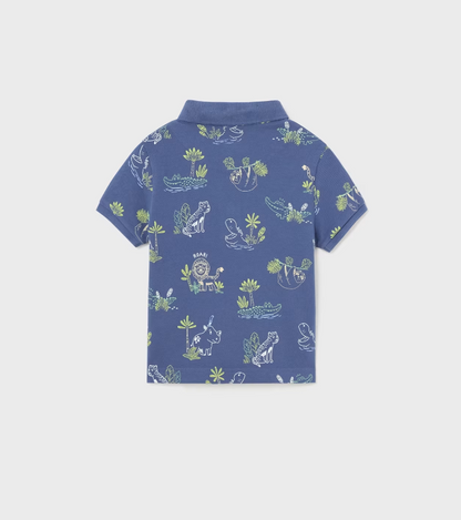 Indigo SS Polo Top
