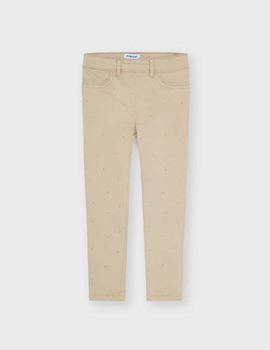 Camel Jegging w Gold Dots