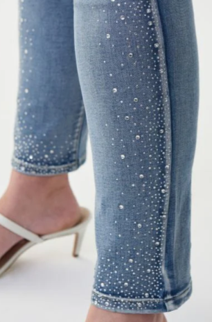 Rhinestone Denim Pant