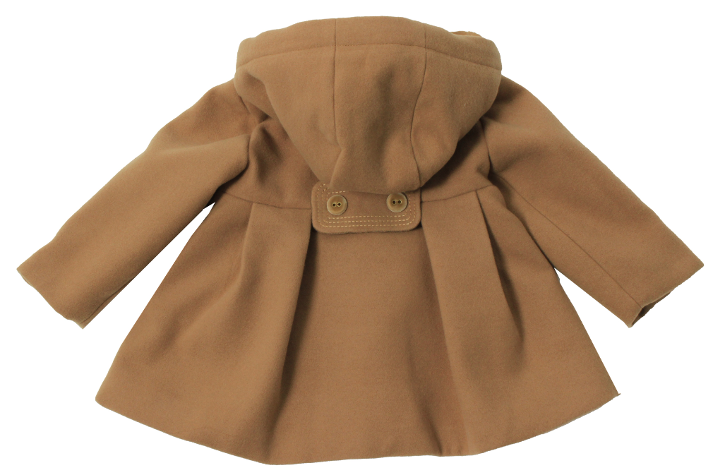 Camel Coat with Hood