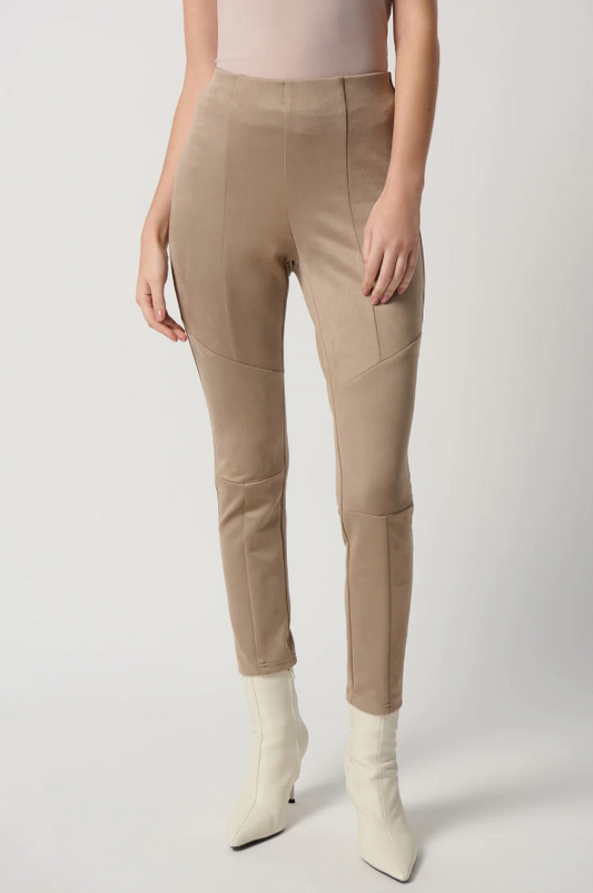 Tan Faux Suede Pant