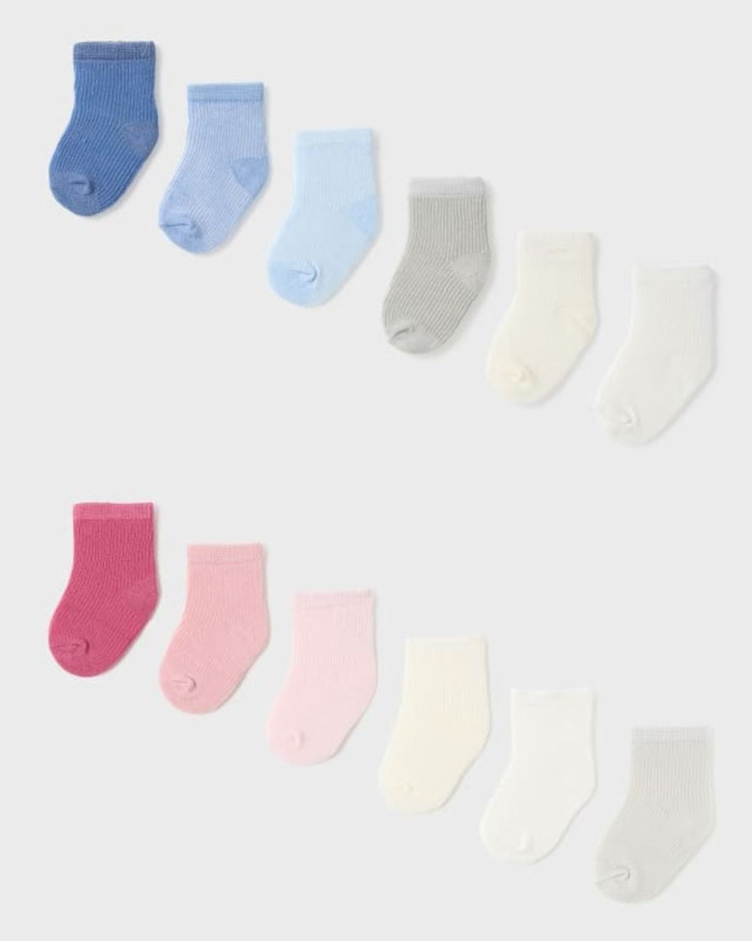 Mayoral Light Blue 6-Pack Baby Socks