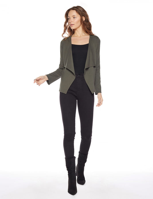 YES Olive Cardigan