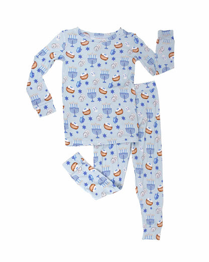Zohar Hanukkah Zippered Footy