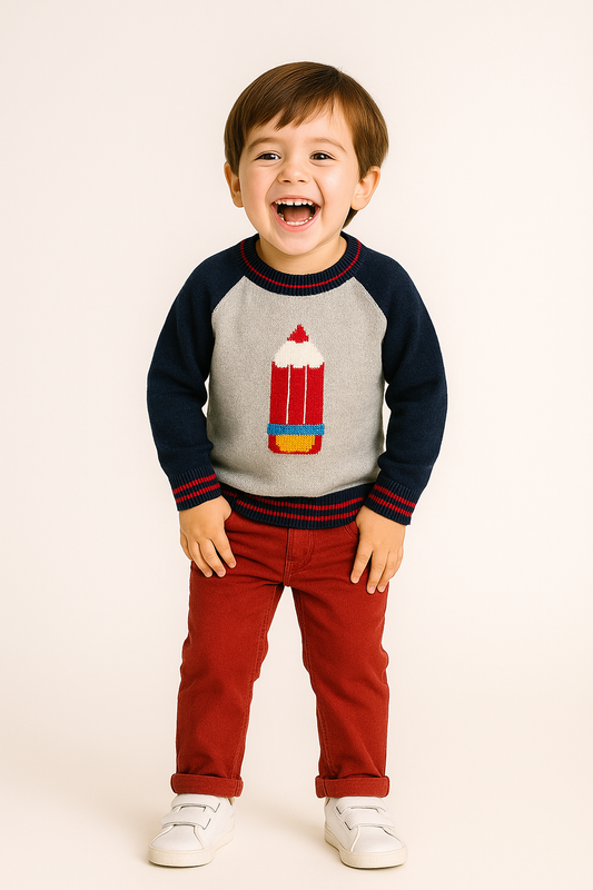 boys sweater set, pencil motif sweater, kids back to school outfit, navy and burgundy kids set, boutique kids clothing, toddler boys school outfit, fall kids fashion, children’s boutique wear, Back to school, school outfits, pre-k clothing, classroom ready kids style