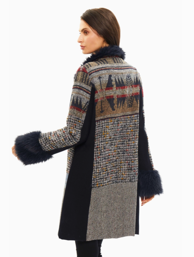 Multi Patchwork Coat