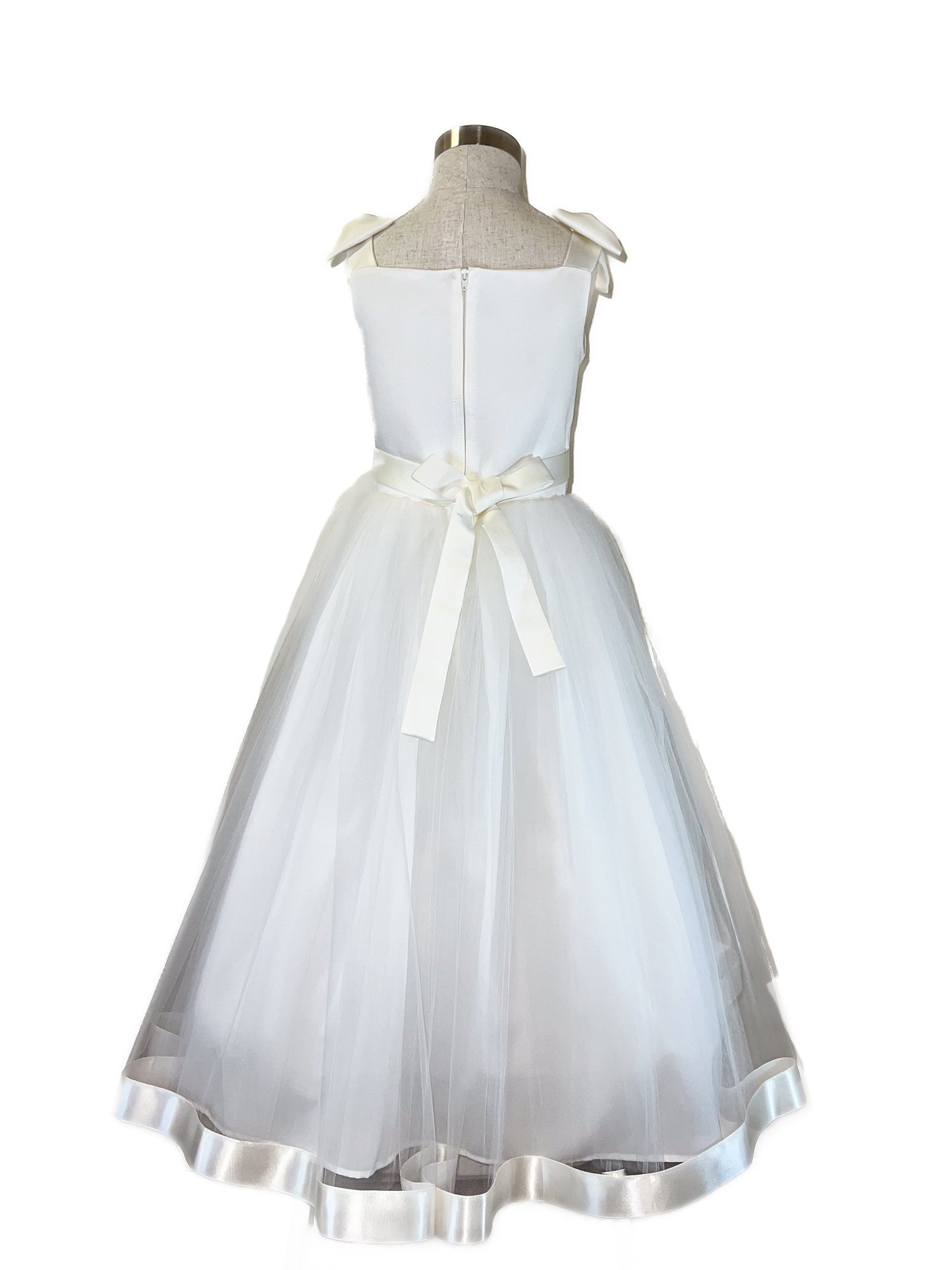 Basket Weave Communion Dress