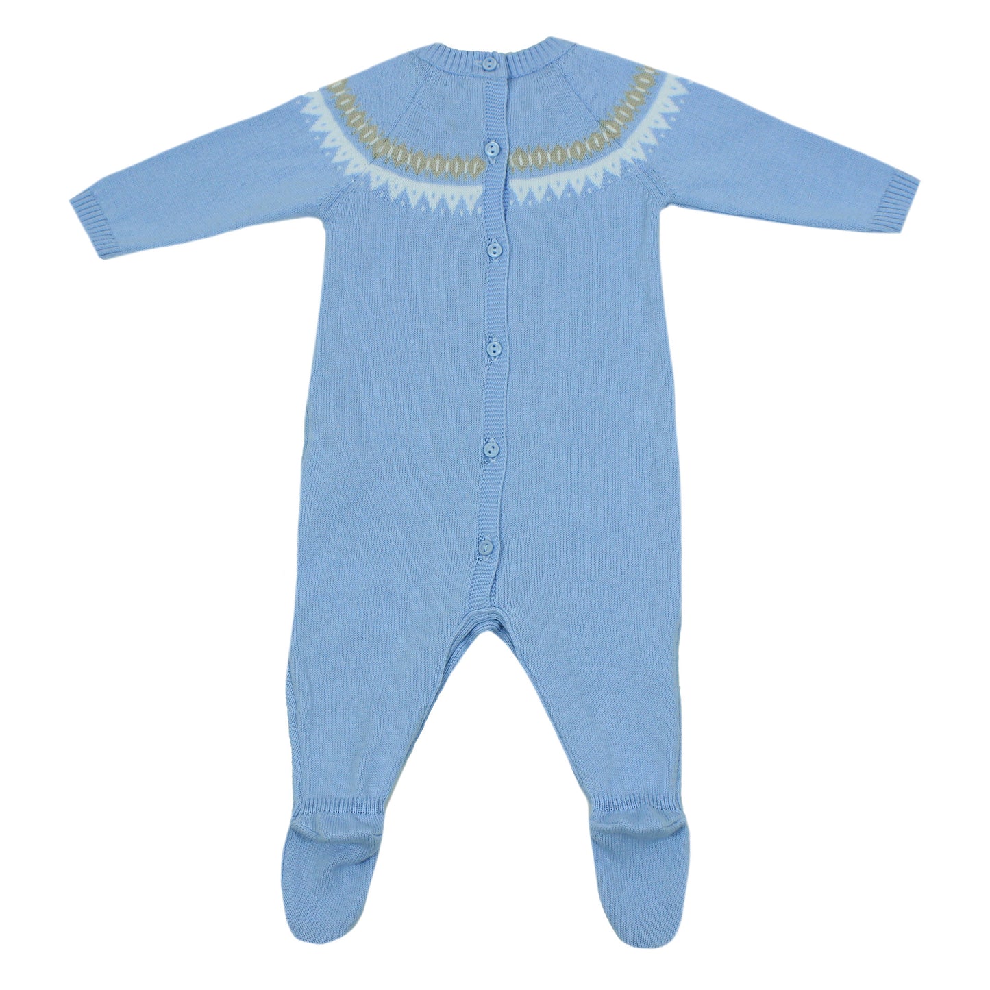 Blue Knit Coverall