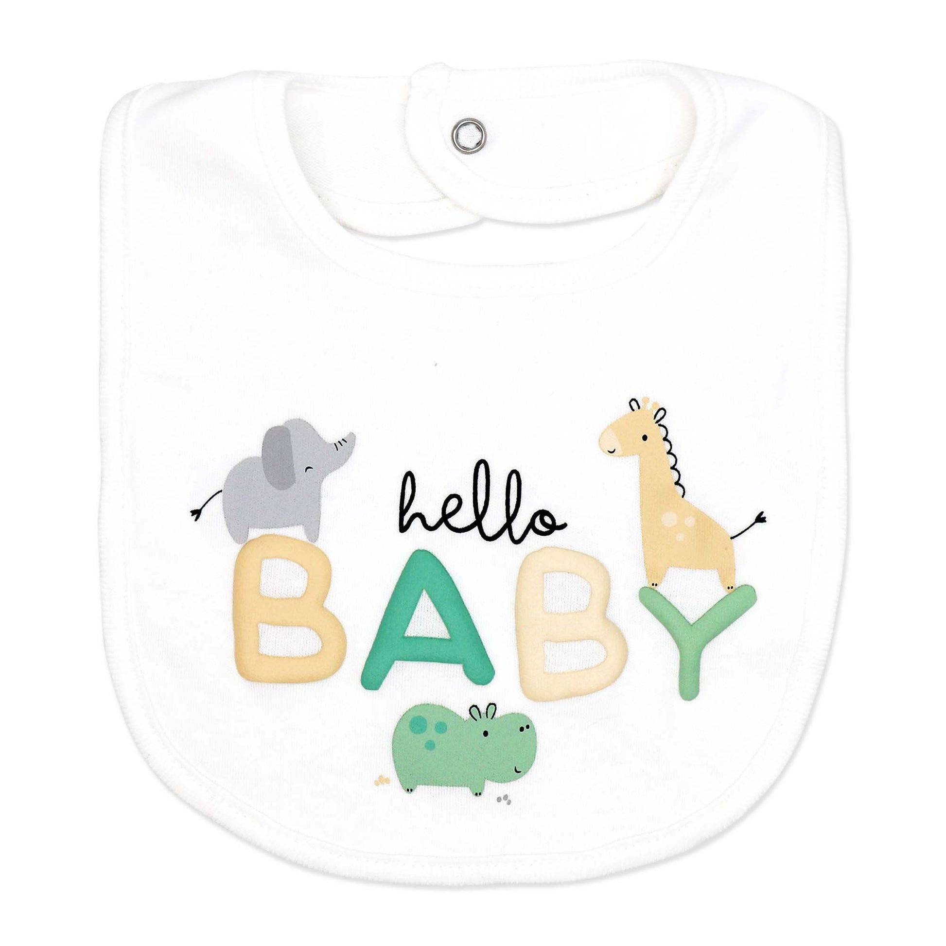 neutral baby shower gift set, unisex newborn gift bundle, 5 piece baby clothing set, newborn take home outfit set, boutique baby shower gift ideas, gender neutral baby gift pack, newborn essentials with hat and bib, unisex baby animal print clothing, boutique infant gift set unisex, cotton newborn neutral gift box