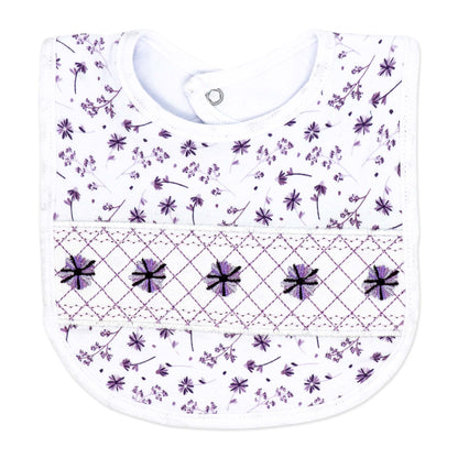 purple floral baby gift set, 5 piece newborn essentials set, boutique baby shower gift girl, floral print baby clothing set, unisex floral baby bundle, infant layette gift set boutique, cotton floral newborn set, purple baby outfit bundle, baby girl floral take home outfit, boutique floral gift pack