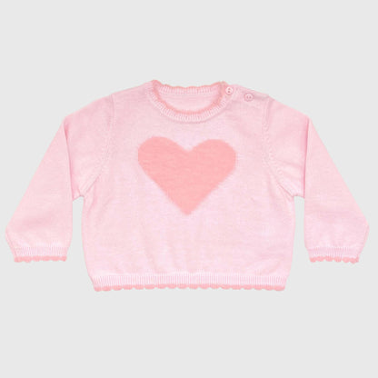 Pink Hearts Sweater