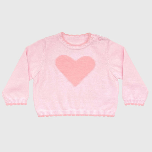 Pink Hearts Sweater