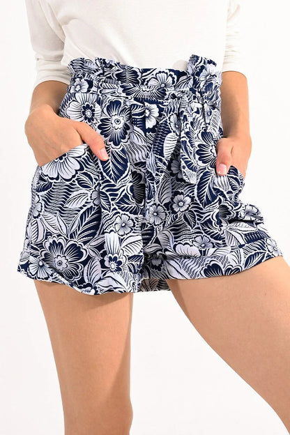 Navy/White Florida Shorts