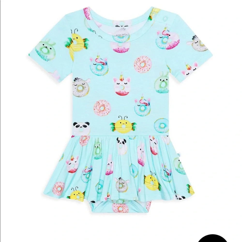 Donuts Short Sleeve skirt Bodysuit