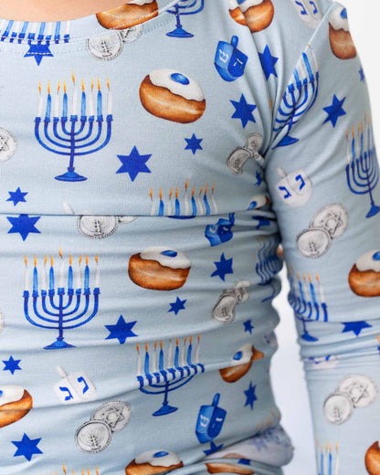 Zohar Hanukkah Zippered Footy