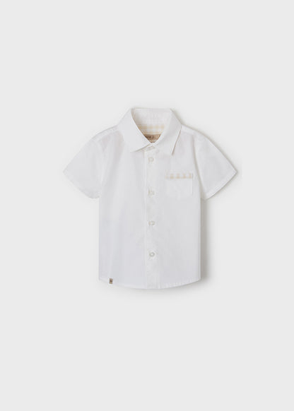 2pc Tan/White Overalls w T-Shirt
