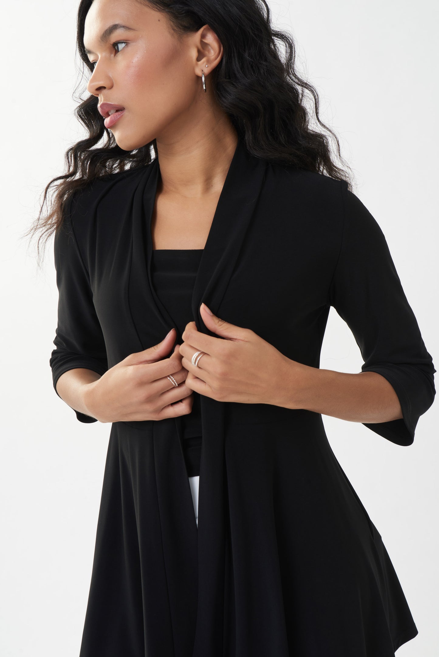 Black Flowy Jacket