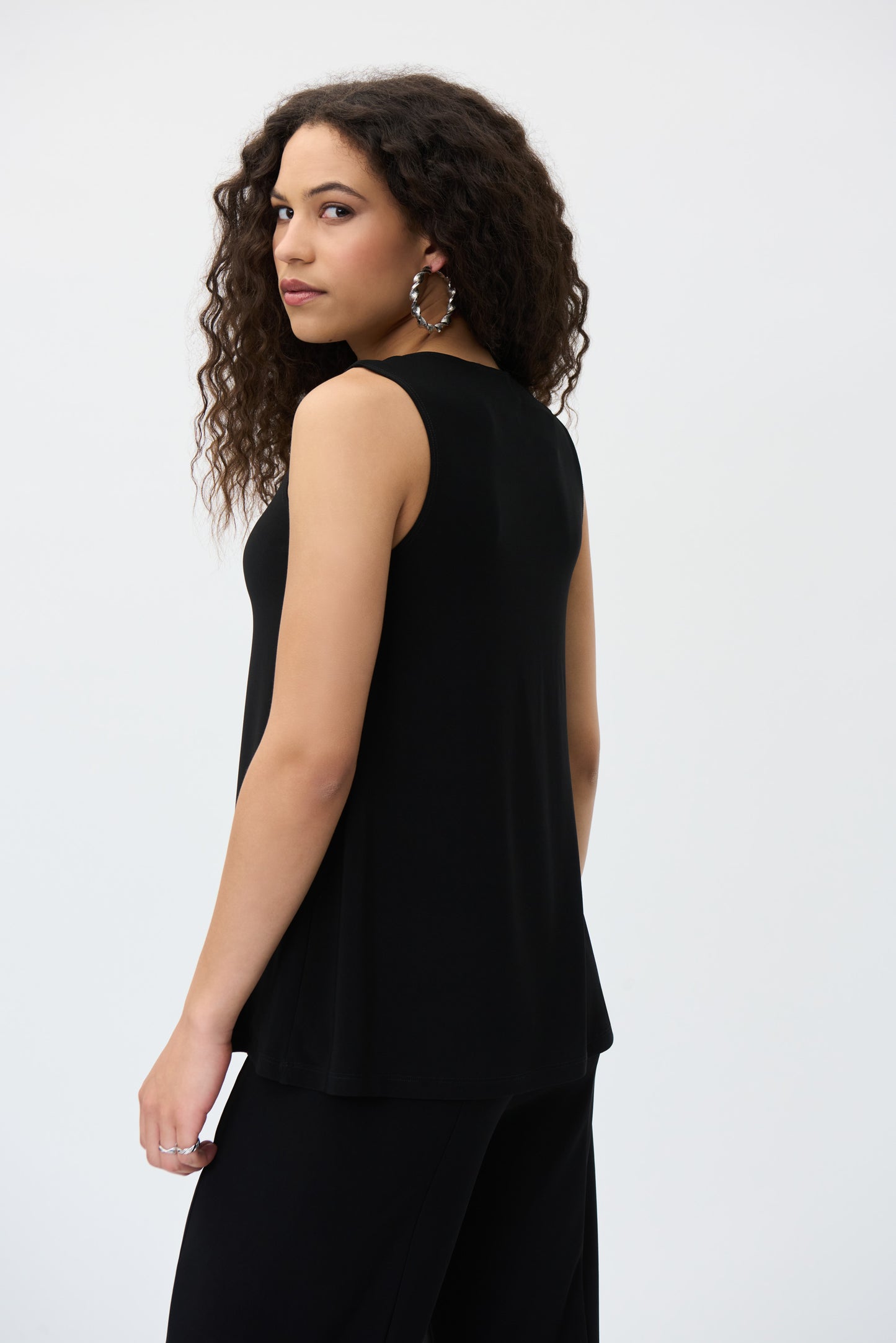 Black Top with Decorative Studs