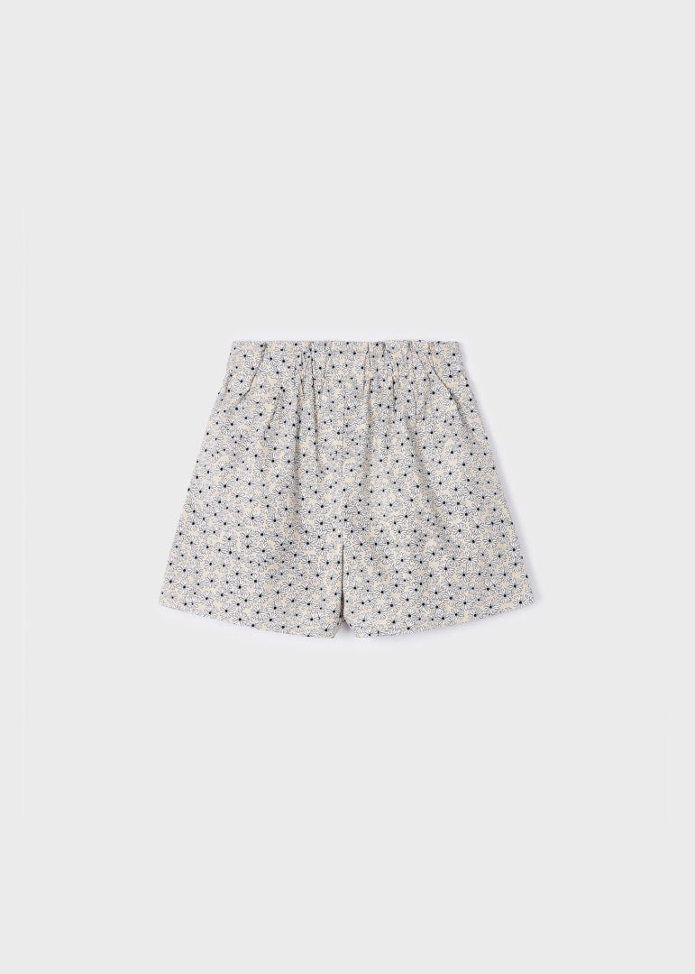 Almond Daisy Print Short