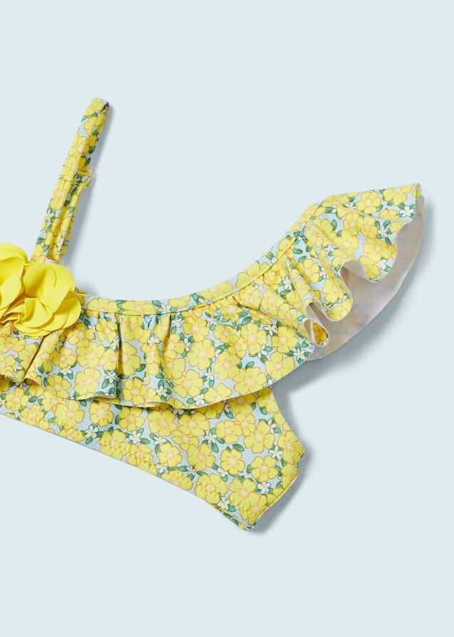 Yellow Floral Bikini 2pc