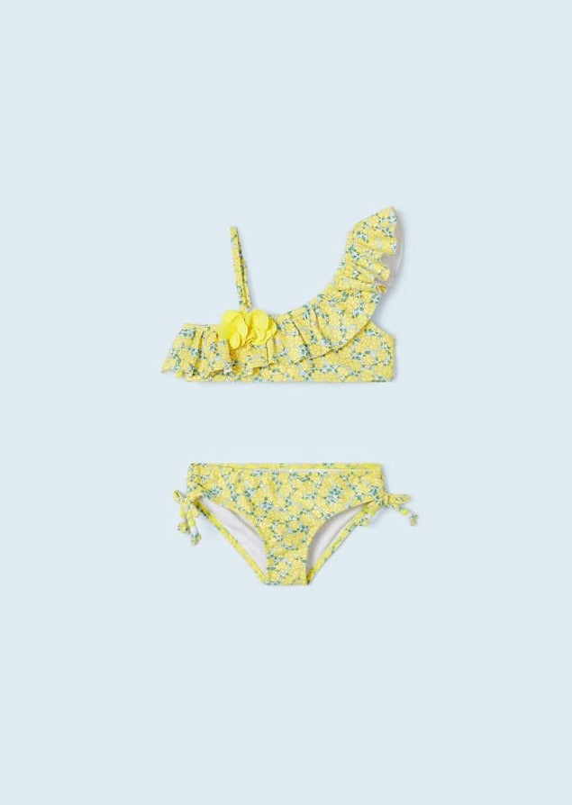 Yellow Floral Bikini 2pc