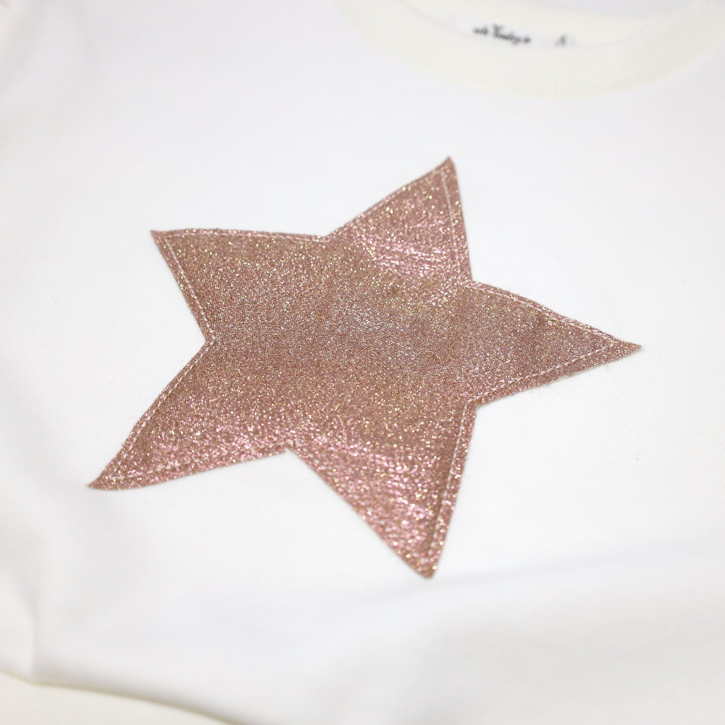 Cream Rose Gold Star Top w Skirt