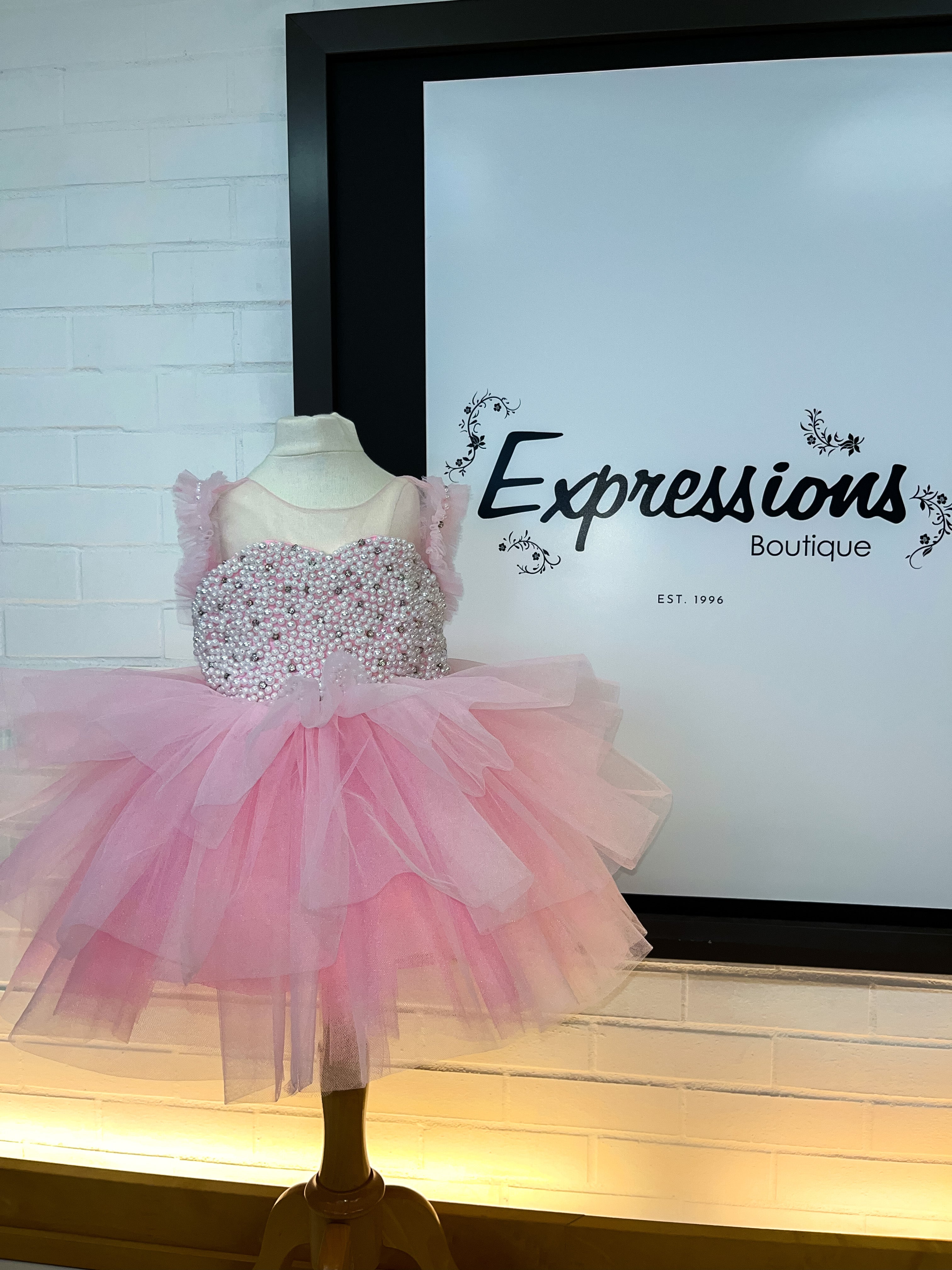 Illusion w Tulle Skirt Scattered- Exclusive