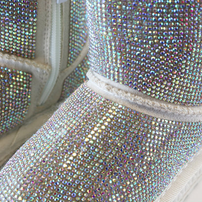 Holographic Rhinestone Boot