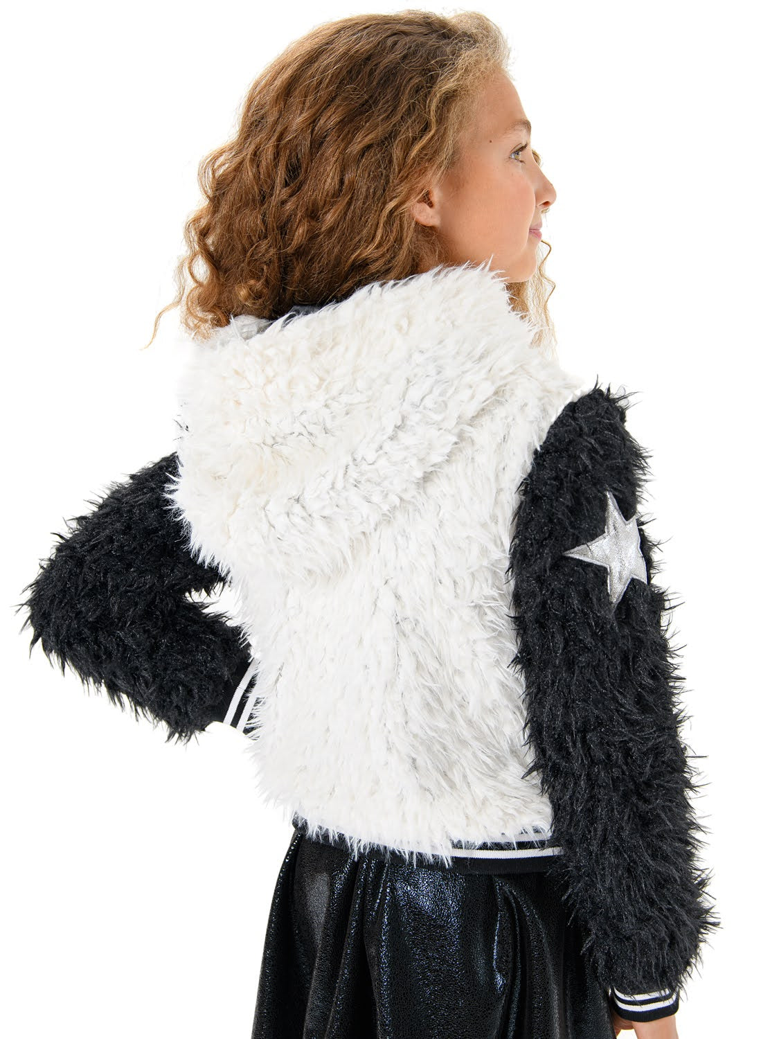 Black & White Shag Jacket