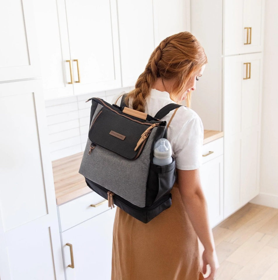 Graphite & Black Pivot Backpack