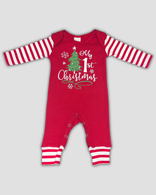 My First Christmas Red Romper
