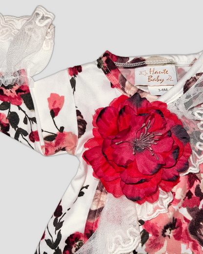 2pc Floral Criss Cross Set