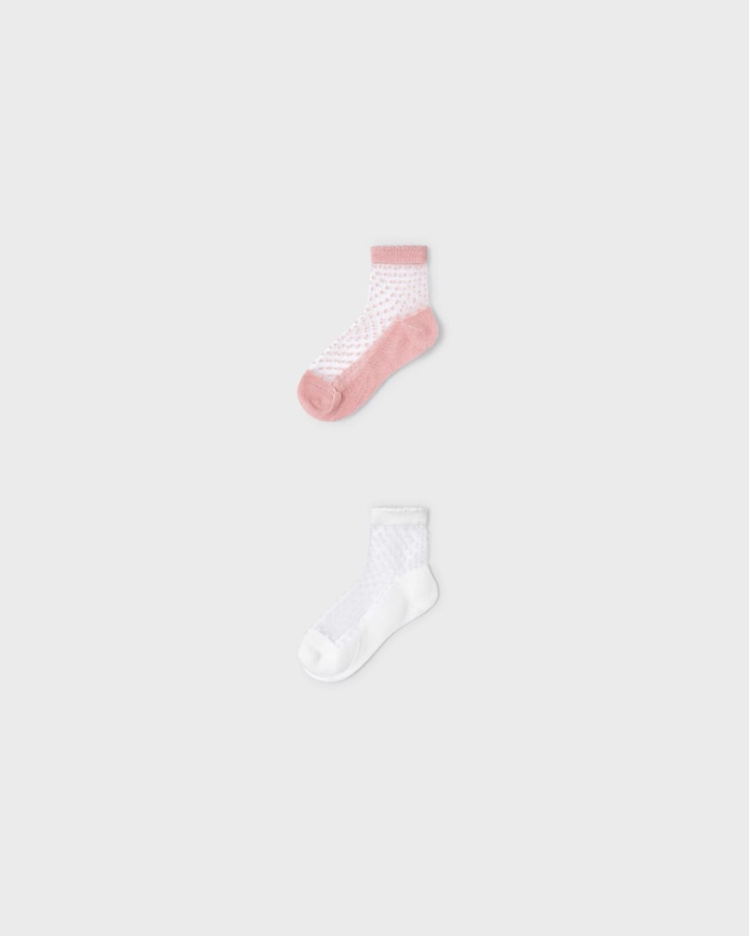 Sheer Socks w Swiss Dot