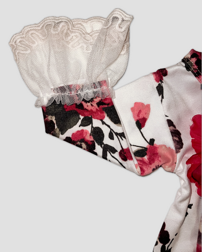 2pc Floral Criss Cross Set