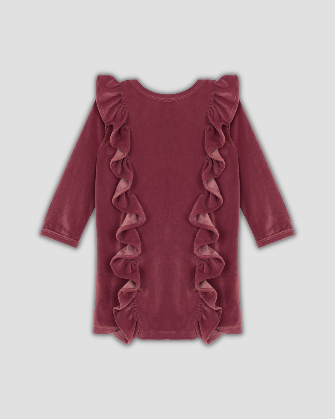 Red Sugar Plum Velvet Dress