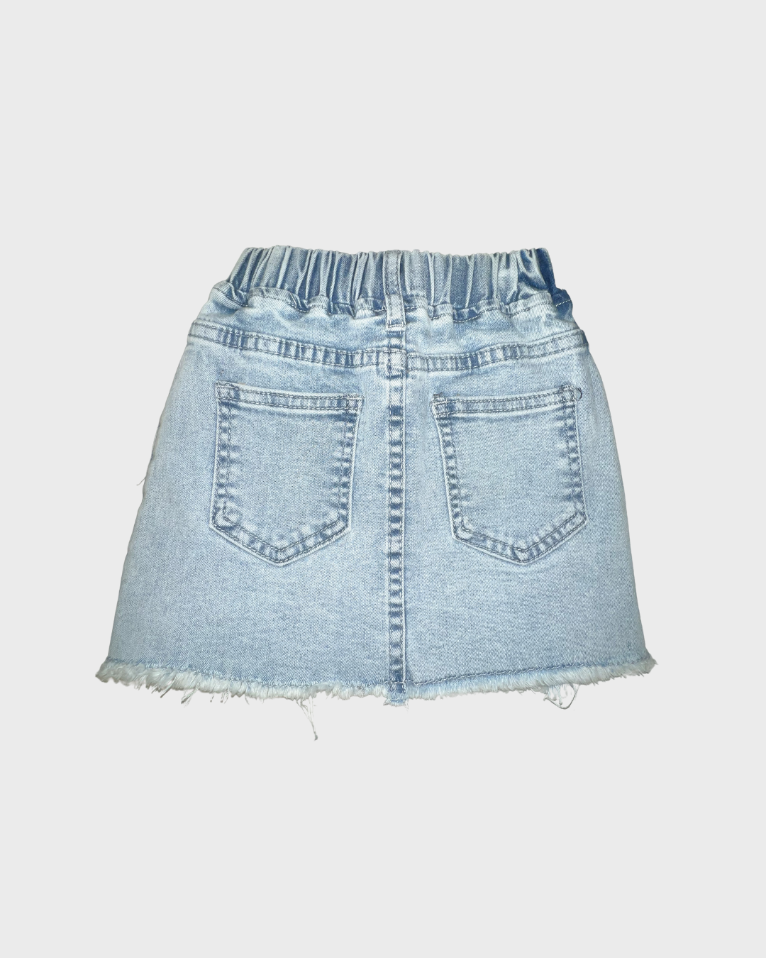 Denim Rhinestone Skirt